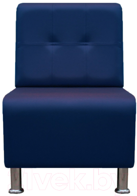 Кресло мягкое Brioli Руди Р (L18/синий)