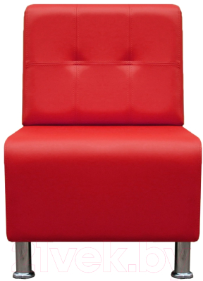 Кресло мягкое Brioli Руди Р (L19/красный)