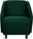 Кресло мягкое Brioli Ральф (J8/темно-зеленый) - 