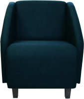Кресло мягкое Brioli Ральф (J17/темно-синий) - 