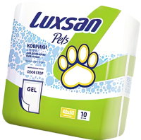 Одноразовая пеленка для животных Luxsan Premium Gel 40x60 (15шт) - 