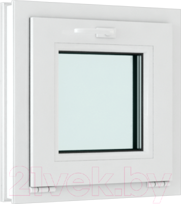Окно ПВХ Rehau Roto Одностворчатое откидное 2 стекла (450x550x70)