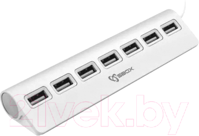 USB-хаб SBOX USB2.0 - 7хUSB H-207 (Silver)