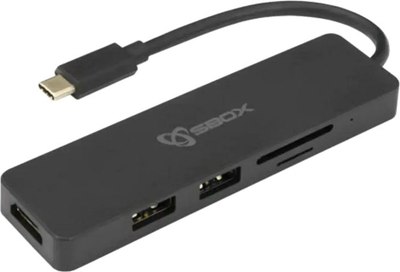 

Док-станция для ноутбука, Type-C - HDMI/USB-3.0/SD+TF-5u1 (ТСА-51)