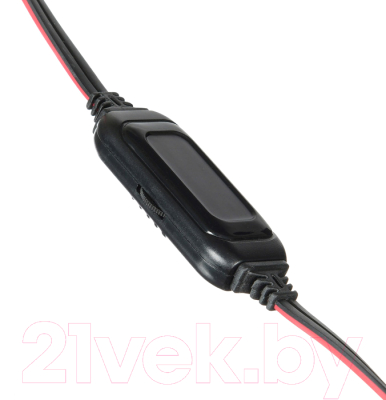 Наушники-гарнитура Oklick HS-L200 (черный/красный)
