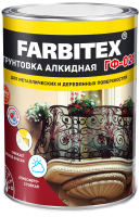 Грунтовка Farbitex ГФ-021 (800г, серый) - 