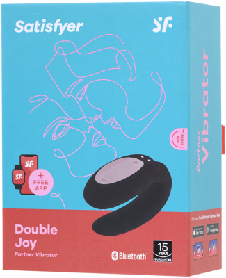 Вибромассажер Satisfyer Partner Double Joy / J2008-16-1 (черный)