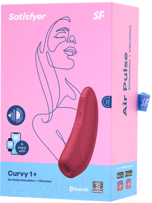 Стимулятор Satisfyer Curvy 1+ / J2018-80-3 (красный)