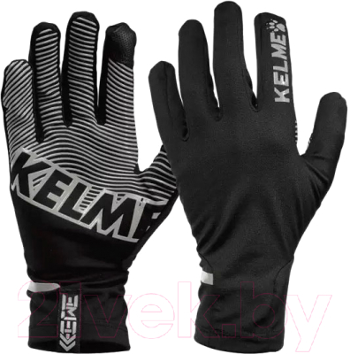 Перчатки вратарские Kelme Warm Golves / 9886404-015 (L, черный/серый)