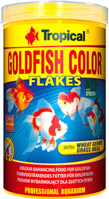 Корм для рыб TROPICAL Goldfish Color / 77174 (250мл)