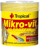 

Корм для рыб TROPICAL, Mikro-vit Hi-Protein / 77622