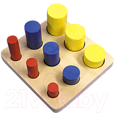 

Развивающая игрушка RNToys, Цилиндры-втыкалки / Д-431