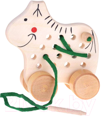 

Развивающая игрушка RNToys, Лошадка на колесиках массив / Ш-064