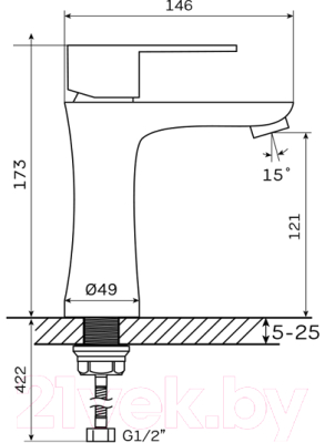 Смеситель Zerix LR71002 / ZX0859