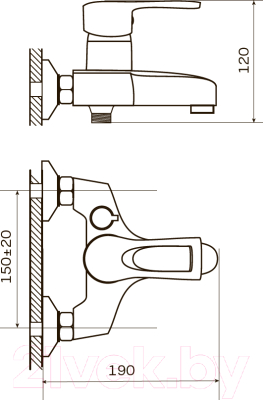 Смеситель Zerix Fad 279 / ZX0196