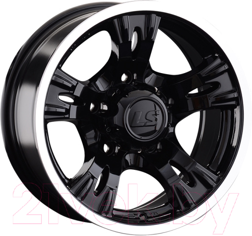 Литой диск LS wheels LS 883 15x7" 5x139.7мм DIA 108.5мм ET -10мм BKL