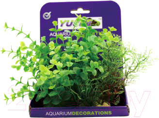 Декорация для аквариума Azoo Искусственное растение / YS-40108