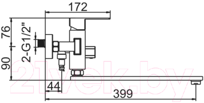 Смеситель Zerix Pud7 045 / ZX0833