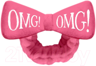 Набор косметики для лица Double Dare OMG SPA Маска 4шт + Кисть + Бант-повязка (ярко-розовый)