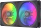 Миниатюра изображения товара Набор вентиляторов для корпуса Cooler Master MasterFan SF240R ARGB / MFX-B2D2-18NPA-R1 (2шт)