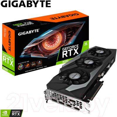 Видеокарта Gigabyte GeForce RTX 3080 Gaming OC 10GB DDR6 (GV-N3080GAMING OC-10GD)