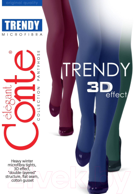 Колготки Conte Elegant Trendy 150 (р.3, marsala )
