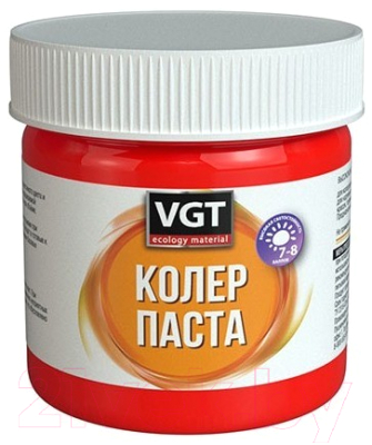 Колеровочная паста VGT Высококонцентрированная (100г, черный)