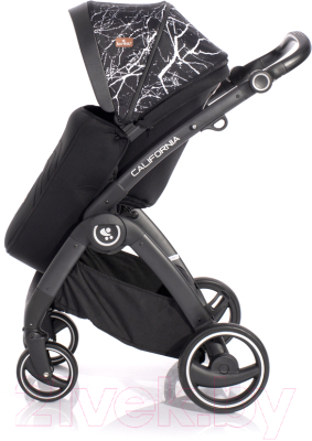 Детская универсальная коляска Lorelli California Black Marble / 10021572098