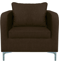 Кресло мягкое Brioli Терзо (J5/коричневый) - 