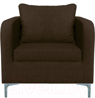 Кресло мягкое Brioli Терзо (J5/коричневый)