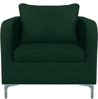 Кресло мягкое Brioli Терзо (J8/темно-зеленый) - 