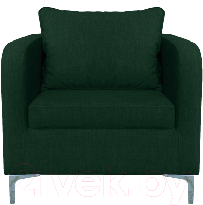 Кресло мягкое Brioli Терзо (J8/темно-зеленый)