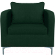 Кресло мягкое Brioli Терзо (J8/темно-зеленый) - 