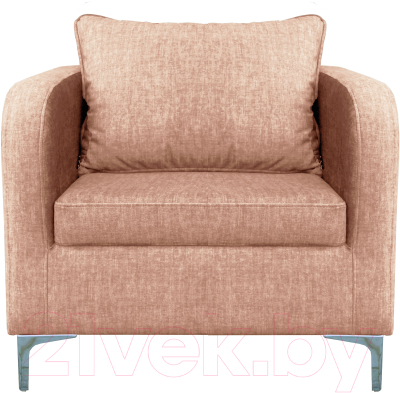 Кресло мягкое Brioli Терзо (J11/розовый)