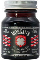 Паста для укладки волос Morgans Pomade сильная фиксация сильный блеск (50г) - 