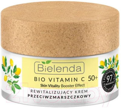 Крем для лица Bielenda Bio Vitamin C Увлажняющий против морщин 50+ день/ночь (50мл)