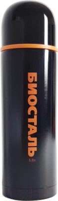 Термос для напитков Биосталь Спорт NBP-1200С (черный)