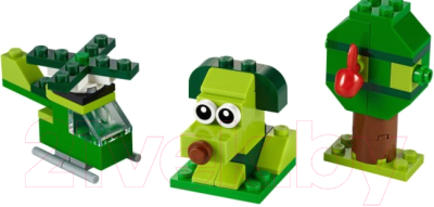 Конструктор Lego Classic Набор для конструирования / 11007 (зеленый)