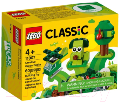 Конструктор Lego Classic Набор для конструирования / 11007 (зеленый)