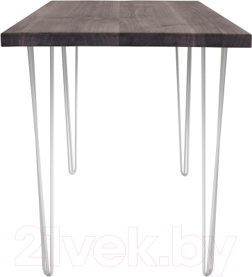 Обеденный стол Buro7 Грасхопер Классика 120x80x75 (дуб мореный/белый)