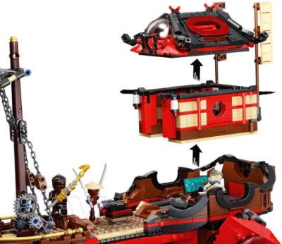 Конструктор Lego Ninjago Летающий корабль. Мастера Ву / 71705