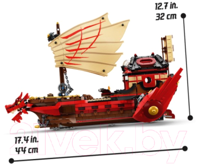 Конструктор Lego Ninjago Летающий корабль. Мастера Ву / 71705