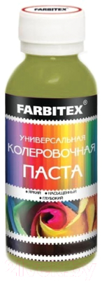 Колеровочная паста Farbitex Универсальная (100мл, фисташковый)