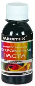 

Колеровочная паста Farbitex, Черный, Универсальная