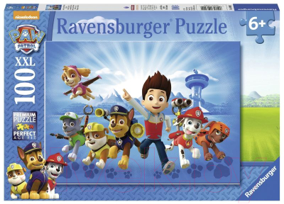 Изображение товара Пазл Ravensburger Щенячий патруль спешит на помощь / 10899 (100эл)
