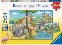 Набор пазлов Ravensburger Добро пожаловать в зоопарк / R07806 - 