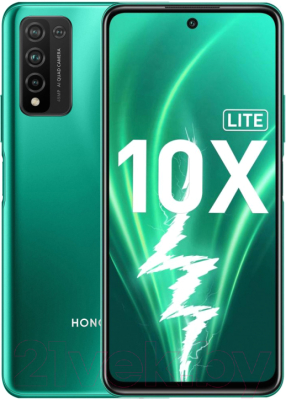 Смартфон Honor 10X Lite 4GB/128GB / DNN-LX9 (изумрудный зеленый)