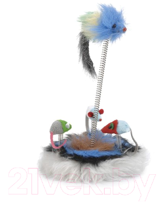 Игрушка для кошек Beeztees Семейство мышей с кошачьей мятой / 425470