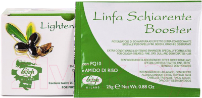 Порошок для осветления волос Lisap Linfa Schiarente Booster Усилитель осветления (25г)