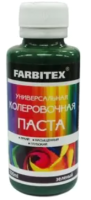 Колеровочная паста Farbitex Универсальная (100мл, зеленый) - 